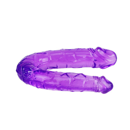 DANCE - DOUBLE DILDO IN FLEXIBLE LILAC JELLY