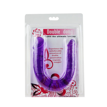 DANCE - DOUBLE DILDO IN FLEXIBLE LILAC JELLY