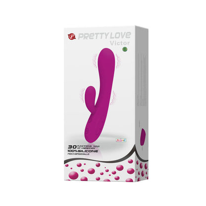 PRETTY LOVE - SMART VICTOR VIBRATOR WITH CLITORAL STIMULATOR