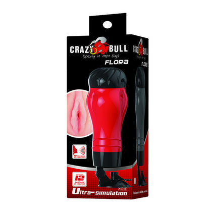 CRAZY BULL - FLORA VAGINA MED RÖST MASTURBATORBAS