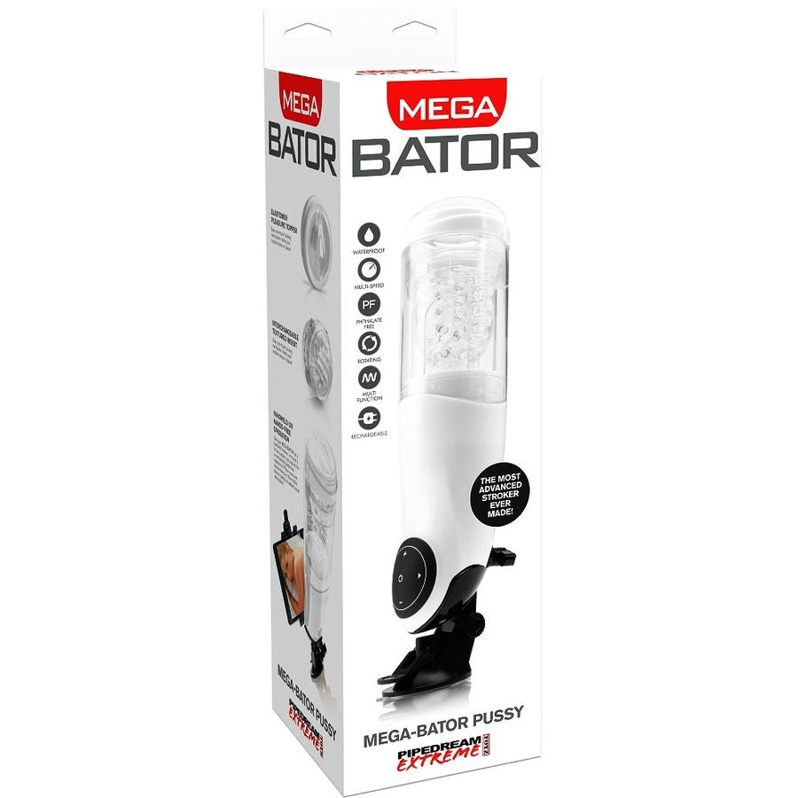 EXTREME TOYZ - PDX MEGA BATOR USB MASTURBADOR MASCULÍ VAGINA BLANC