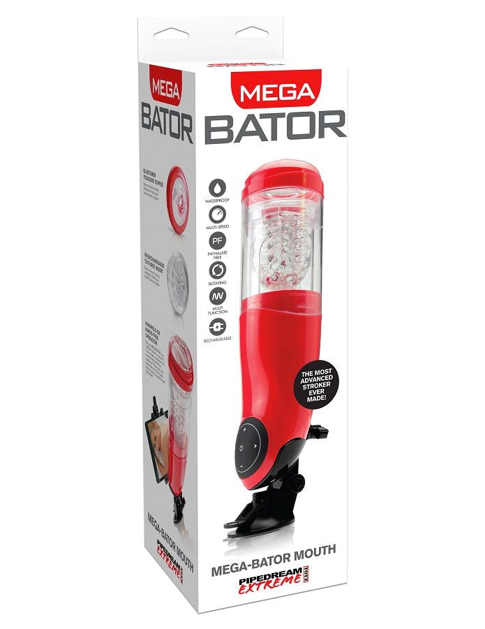 Extreme Toyz - PDX Mega Batter USB masculino Boca Red