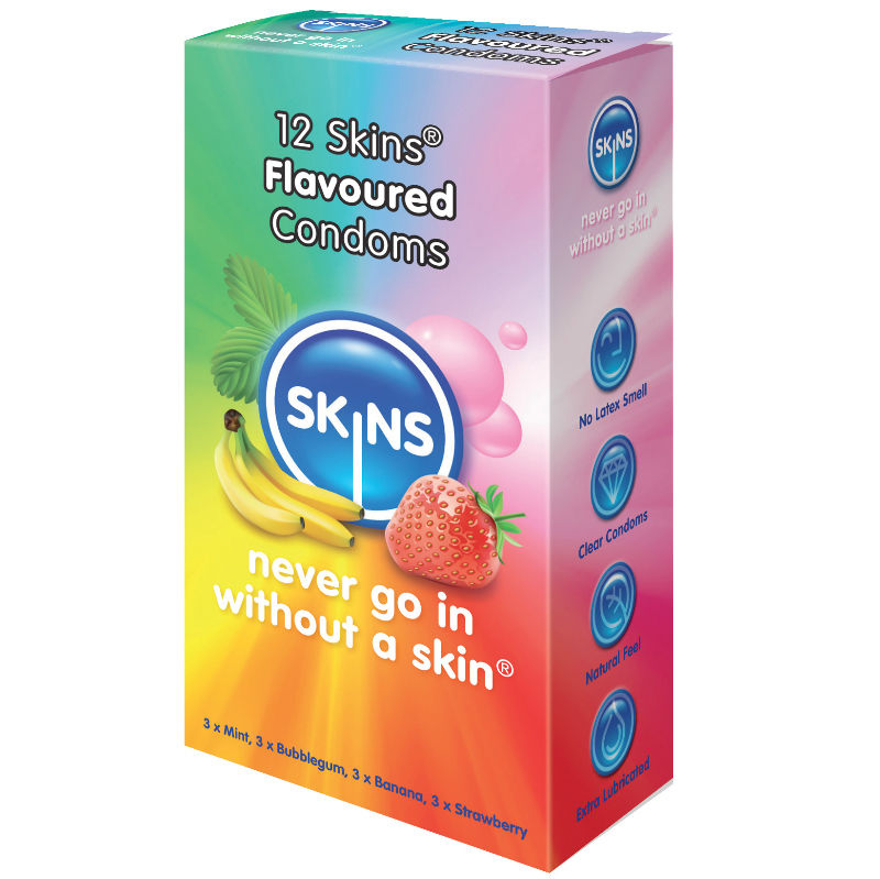 SKINS - PRESERVATIU SABORS DIVERSOS 12 UTS