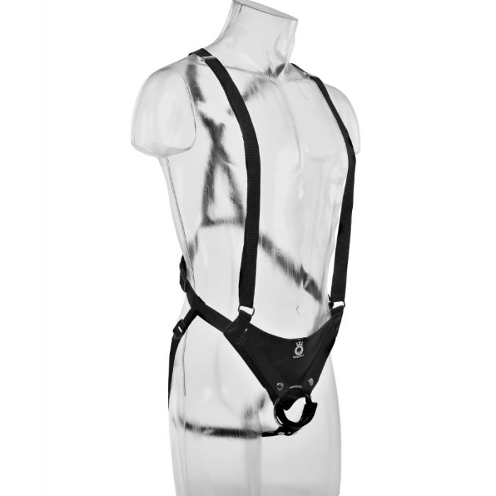 KING COCK - STRAP-ON CON DILDO HUECO 28 CM Y TIRANTES