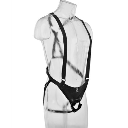 KING COCK - STRAP-ON CON DILDO HUECO 28 CM Y TIRANTES