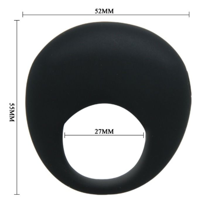 PRETTY LOVE - TRAP BLACK VIBRATING RING