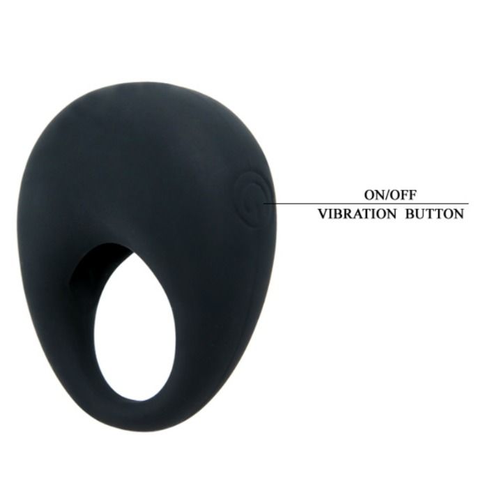 PRETTY LOVE - TRAP BLACK VIBRATING RING
