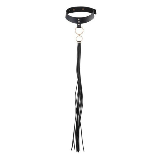 BIJOUX INDISCRETS MAZE - BLACK FRINGED NECKLACE