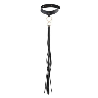 BIJOUX INDISCRETS - MAZE COLLAR CON FLECOS NEGRO