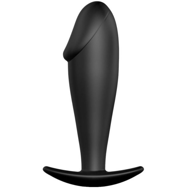 PRETTY LOVE - SILICONE ANAL PLUG IN THE SHAPE OF A BLACK PENIS