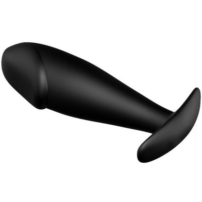 PRETTY LOVE - SILICONE ANAL PLUG IN THE SHAPE OF A BLACK PENIS