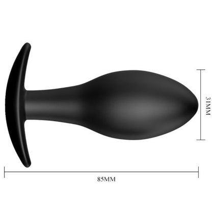 PRETTY LOVE - SILICONE ANAL PLUG AN ANCHOR 8.5 CM BLACK