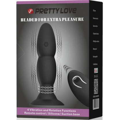 PRETTY LOVE - PLUG VIBRATOR AND REMOTE-CONTROLLED ROTATION