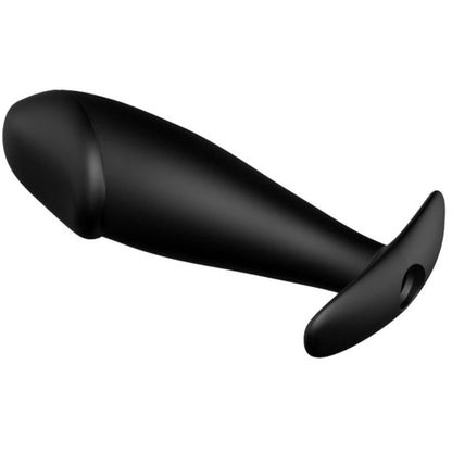 PRETTY LOVE - SILICONE ANAL PLUG PENIS SHAPE WITH 12 VIBRATION MODES BLACK