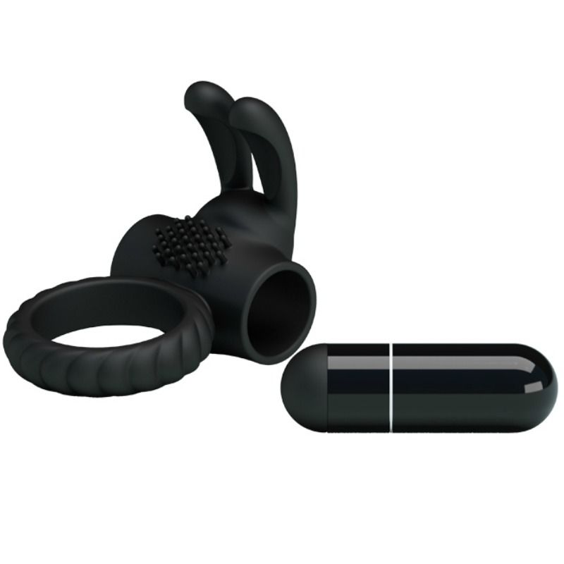Pretty Love: anell vibrador d&#39;Eudora amb estimulador