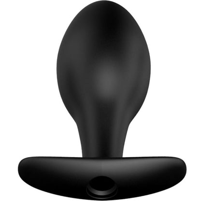 PRETTY LOVE - ANCHOR SHAPED SILICONE ANAL PLUG 12 VIBRATION MODES BLACK