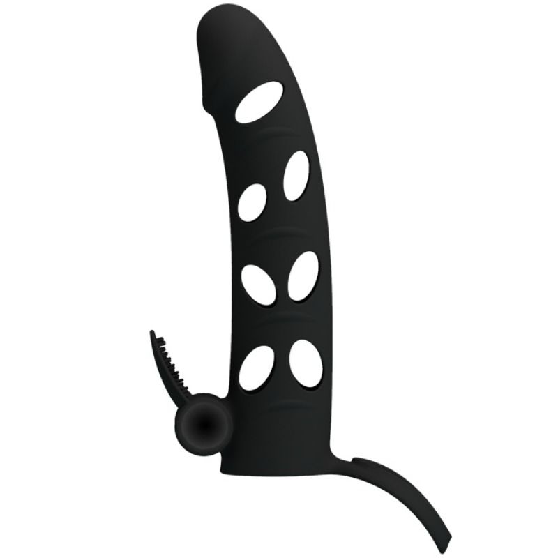 PRETTY LOVE - VIBRATING SILICONE SLEEVE 15.2 CM