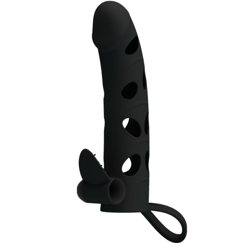 PRETTY LOVE - VIBRATING SILICONE SLEEVE 15.2 CM