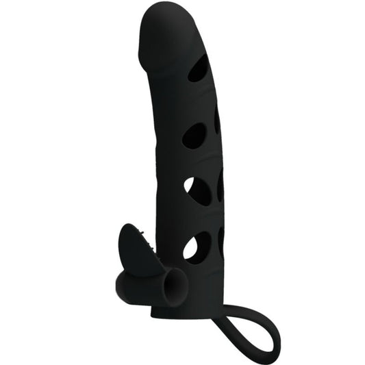 PRETTY LOVE - VIBRATING SILICONE SLEEVE 15.2 CM