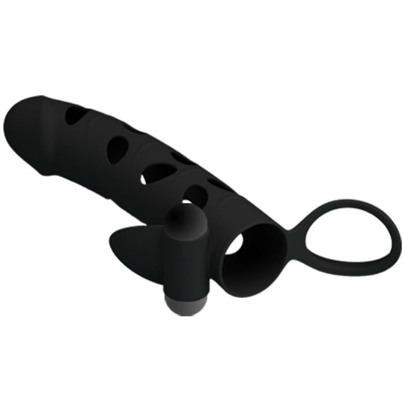 PRETTY LOVE - VIBRATING SILICONE SLEEVE 15.2 CM