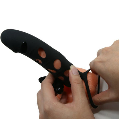 PRETTY LOVE - VIBRATING SILICONE SLEEVE 15.2 CM