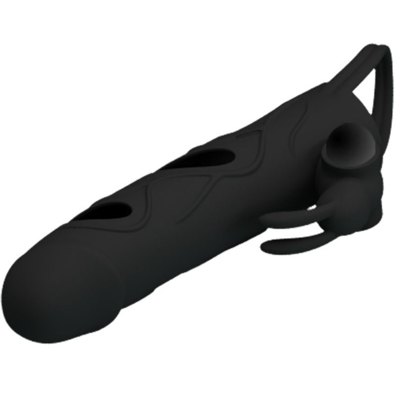 PRETTY LOVE - VIBRATING SILICONE SLEEVE 14 CM 1.0