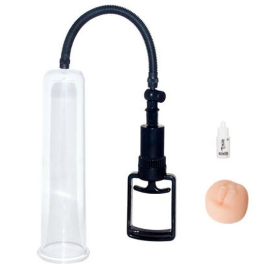BAILE - BOMBA DE ERECCIÓN TIRADOR Y BOQUILLA VAGINA 25 CM