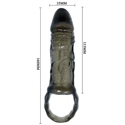 BAILE - FUNDA EXTENSORA PENE CON STRAP PARA TESTÍCULOS 11.5 CM