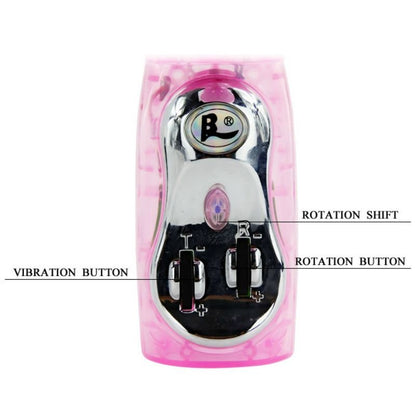 DANCE - VIBRATOR WITH ROTATION AND RABBIT MULTI-SPEED AND MULTI-ROTATION