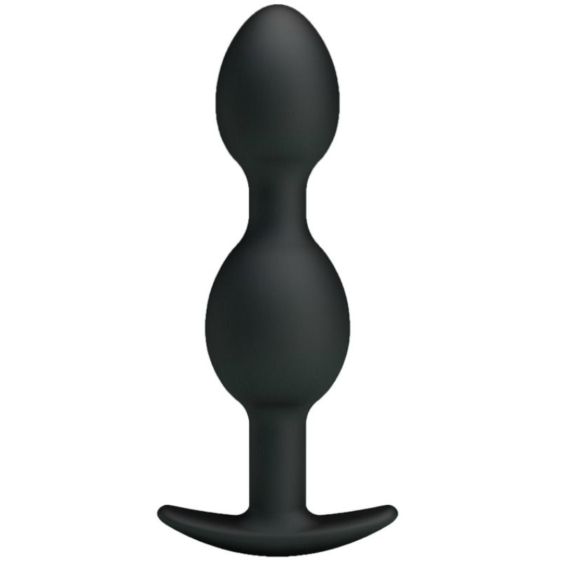 PRETTY LOVE - SILICONE ANAL BEADS 12.5 CM BLACK