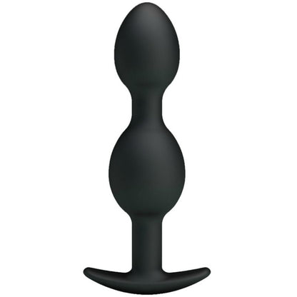 PRETTY LOVE - SILICONE ANAL BEADS 12.5 CM BLACK