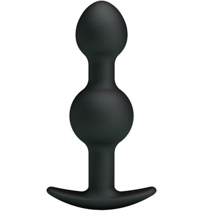 PRETTY LOVE - SILICONE ANAL BEADS SPECIAL STIMULATION 10.3 CM BLACK