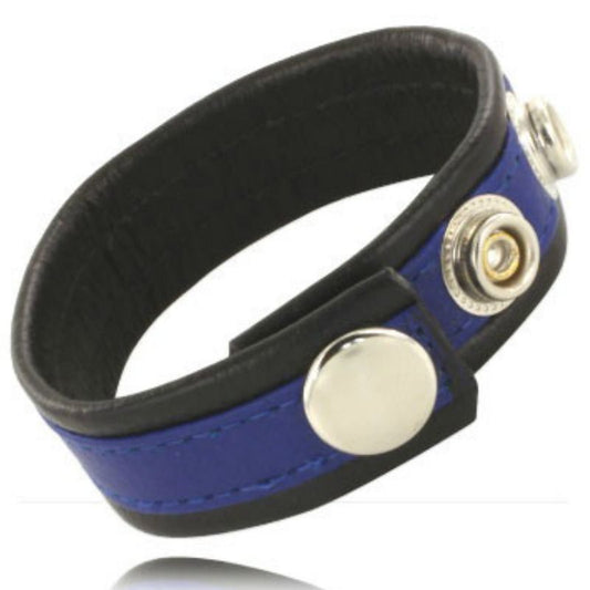 Corpo de couro - Correia de couro ajustável para azul -NEGRO