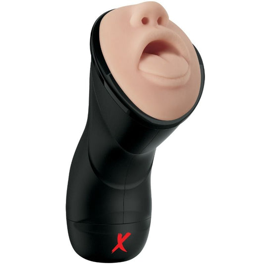 PDX ELITE - REALISTISK DEEP THROAT STROKER MED VIBRATION