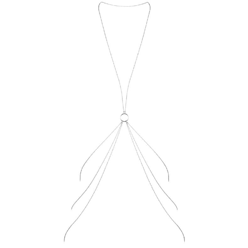BIJOUX - MAGNIFIQUE CADENAS METÁLICAS PARA EL CUERPO 8 SILVER