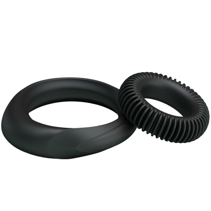 DANS - KIT 2 SILIKONRINGAR RING MANHOOD