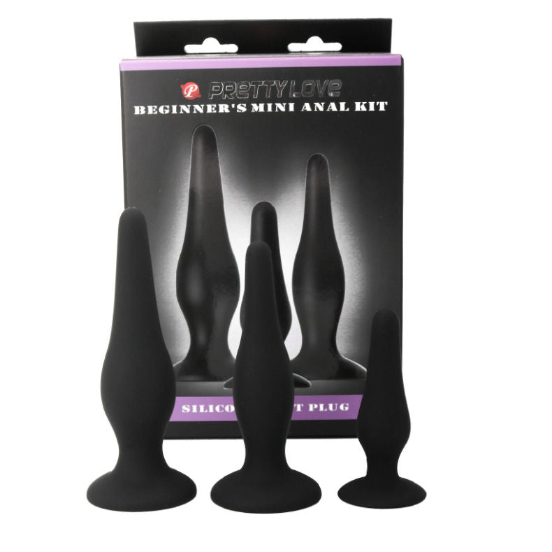 PRETTY LOVE - ANAL PLUG STARTER KIT SILICONE