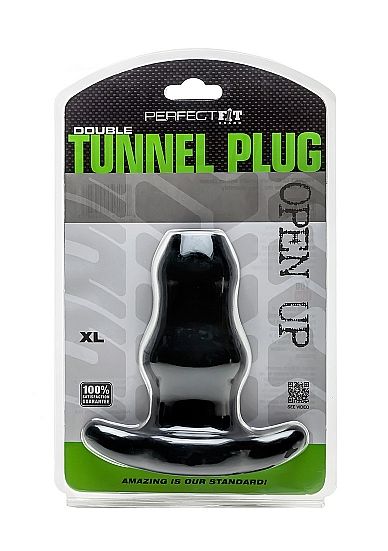 TAP DOBLE TÚNEL PERFECT FIT XL GRAN - NEGRE