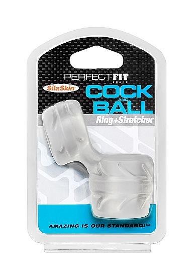 PERFECT FIT SILASKIN COCK &amp; BALL ПРОЗОРИЙ