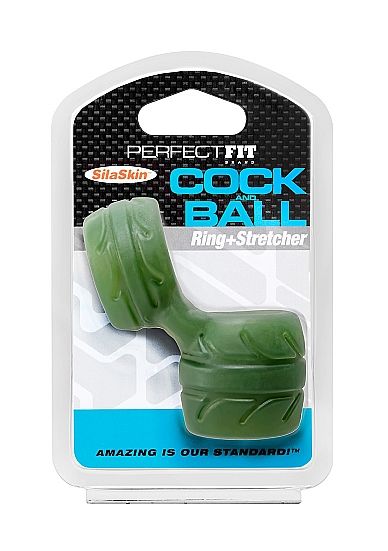 PERFEKT PASSFORM SILASKIN COCK &amp; BALL GREEN