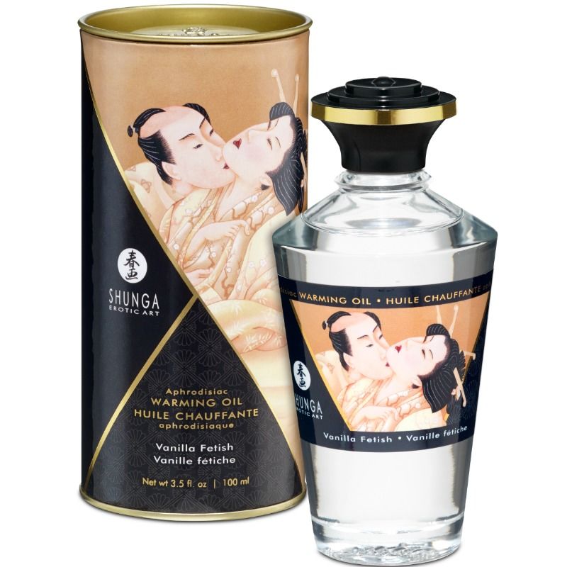 SHUNGA - VANILLA FLAVOR WARMING MASSAGE OIL 100 ML