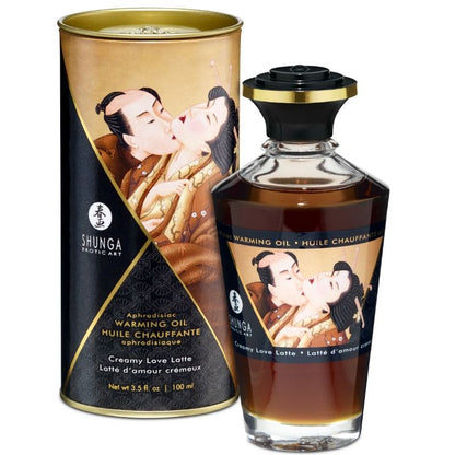 SHUNGA - MASSAGE OIL WITH WARMING EFFECT AND COFFEE FLAVOR 100 ML