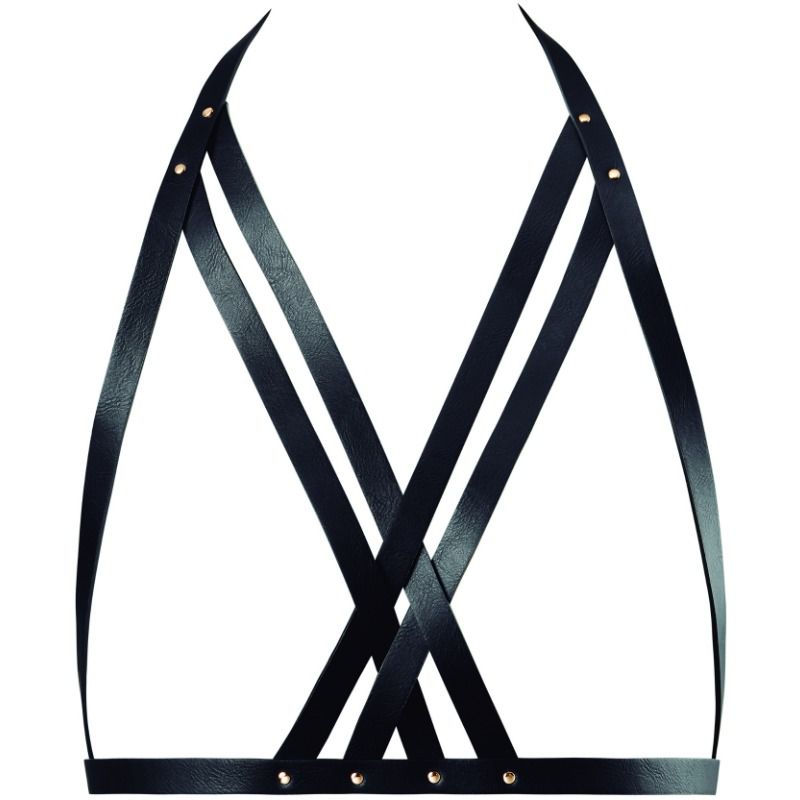 BIJOUX INDISCRETS - MAZE SUJETADOR CON CORREAS NEGRO