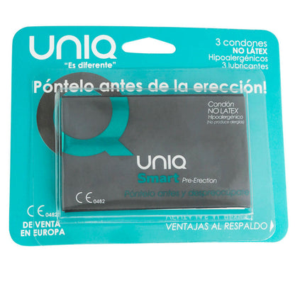 UNIQ: preservatius de pre -recepció intel·ligents sense unitats de làtex 3