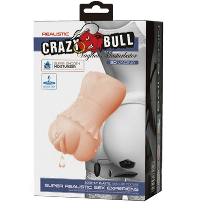 CRAZY BULL - VATTENSKIN VAGINA MASTURBADOR MED VIBRerande KUOR