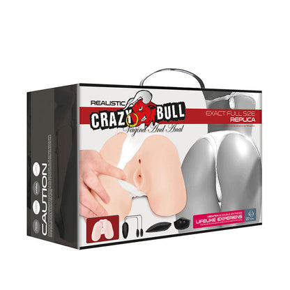 CRAZY BULL - REALISTISK VAGINA OCH ANUS MED VIBRATIONSPOSITION 5