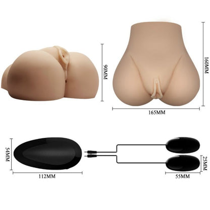 Bull Crazy: vagina realista amb posició de vibració 7