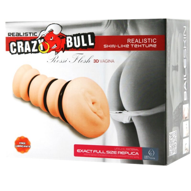 CRAZY BULL - MASTURBATOR MED RINGAR VAGINA MODELL 2