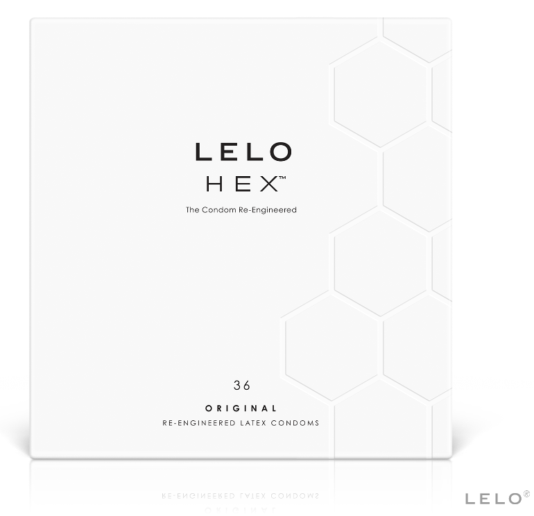 LELO - КОРОБКА ДЛЯ ПРЕЗЕРВАТИВ HEX 36 ОД