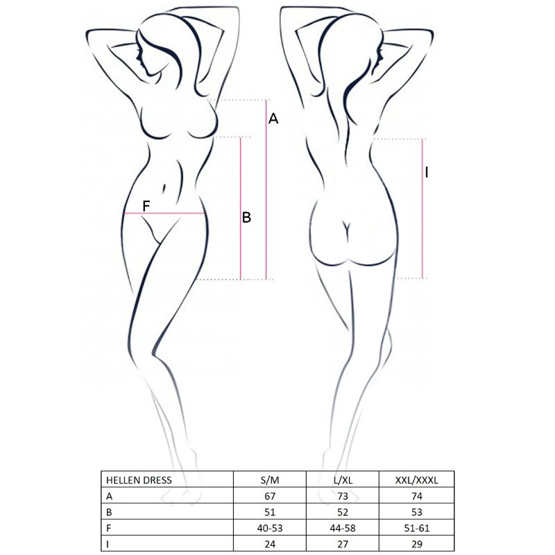 PASSION - WOMAN HELLEN VESTIDO Y TANGA